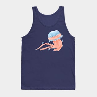 Cartoon jellyfish Tank Top